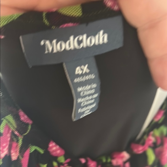 ModCloth Pink Tiered Ruffled Tank Top - Picture 4 of 7